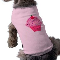 Pink Cupcake pet clothing