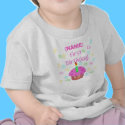 Pink Cupcake First Birthday Customized t-shirts