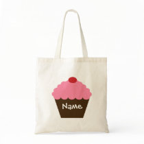 Pink Cupcake Love Personalized Bag