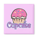Pink Cupcake magnets