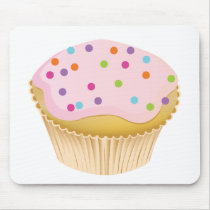Pink Cupcake Mouse Pads