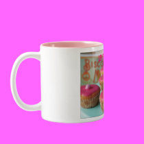 Pink CupCake Mug mugs