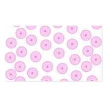 Pink Cupcake Pattern. Business Cards