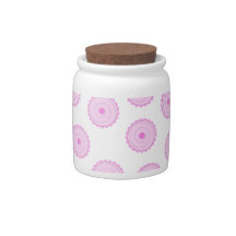 Pink Cupcake Pattern. Candy Dish