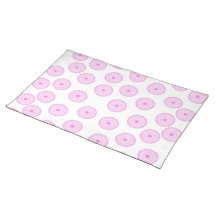 Pink Cupcake Pattern. Placemat