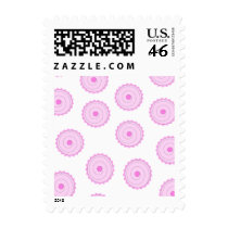 Pink Cupcake Pattern. Postage Stamp