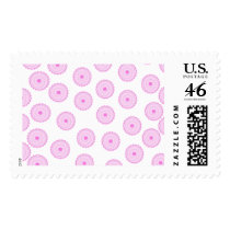 Pink Cupcake Pattern. Postage Stamp