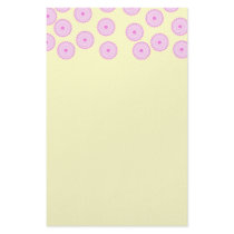 Pink Cupcake Pattern. Custom Stationery