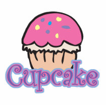 Pink Cupcake Photo Sculptures