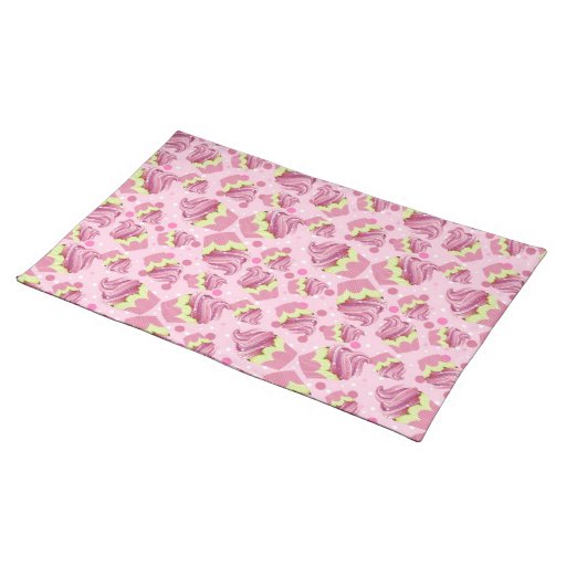 Pink Cupcake Placemat Zazzle 3870