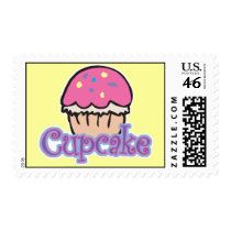 Pink Cupcake postage by cupcakewear Pink Cupcake postage