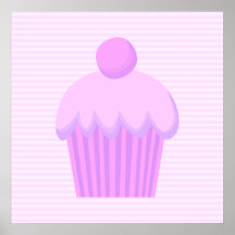 Pink Cupcake. Posters