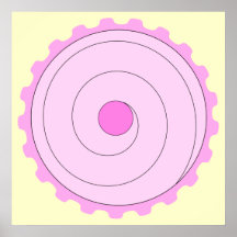 Pink Cupcake. Posters