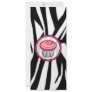 Pink Cupcake Skinny Invitation - Zebra Print Pink Cupcake Skinny Invitation - Zebra Print