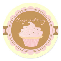 Pink Cupcake stickers by candystore Pink Cupcake stickers