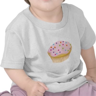 Pink Cupcake T Shirts