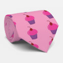 Pink Cupcake ties by toxiferous Pink Cupcake ties