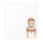 Pink Cupcake & Victorian Chair Notepad