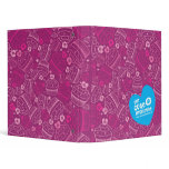 pink cupcakes binders by thecuteinstitute pink cupcakes binders