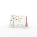Pink Cupcakes on a Tree Invitation / Birthday / cards