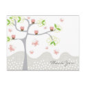 Pink Cupcakes on a Tree Thank You / Announcement / postcards