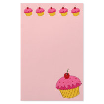 Pink Cupcakes Stationery