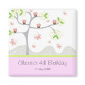 Pink Cupcakes Tree Save The Date Gift Favor Magnet by fat_fa_tin Pink Cupcakes Tree Save The Date Gift Favor Magnet