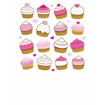 pink cupcakes t-shirts