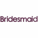 Pink & Currant Bridesmaid Wedding T-Shirt embroideredshirt