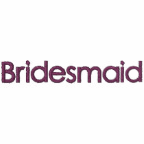 Pink & Currant Bridesmaid Wedding T-Shirt embroidered shirts