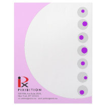 Pink Curve Letterhead by pixibition Pink Curve Letterhead
