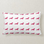 dachshund lumbar pillow