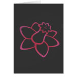 Pink Daffodil Cards