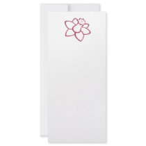 Pink Daffodil Rack Card