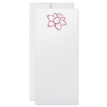 Pink Daffodil Rack Card