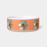 Pink Daffodils Cat Food Bowl