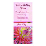 Pink Dahlia Business Advert Rack Cards