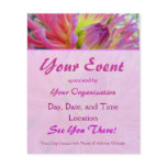 Pink Dahlia Event Flyer