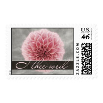 Pink Dahlia • I thee wed postage