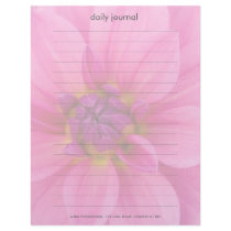 Pink Dahlia Letterhead Design