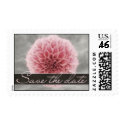 Pink Dahlia � Save the date stamp