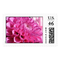 Pink Dahlia Stamp