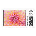 Pink Dahlia Stamp