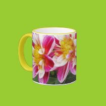 Pink Dahlias Mug