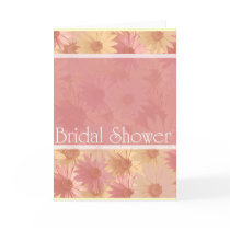 pink daises ~ bridal shower cards by partypassion pink daises ~ bridal shower cards