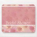 pink daises ~ bridal shower mousepads