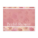 pink daises~ bridal shower postcards by partypassion pink daises~ bridal shower postcards