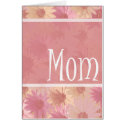 pink daises mom card