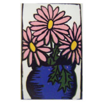 Pink Daisies0140 stationery by aixie1975 Pink Daisies0140 stationery