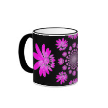 Pink Daisies mugs by ggbythebay Pink Daisies mugs